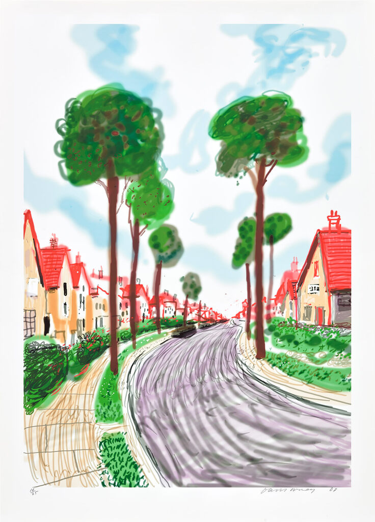 David Hockney - Cardigan Road, Brid.