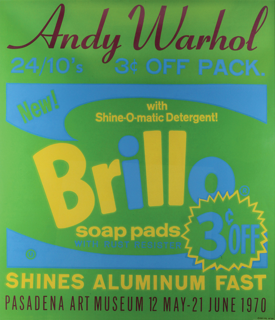 Andy Warhol, ‘Brillo - Pasadena Art Museum’, 1970, Print, Colored serigraph, Bertolami Fine Arts