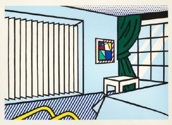 Roy Lichtenstein - Bedroom (from the Interiors series)