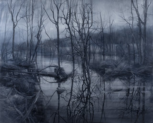 Nicholas Blowers, ‘Savage Entropy in Paynes Grey’, 2019, Painting, Oil on canvas, Nanda\Hobbs