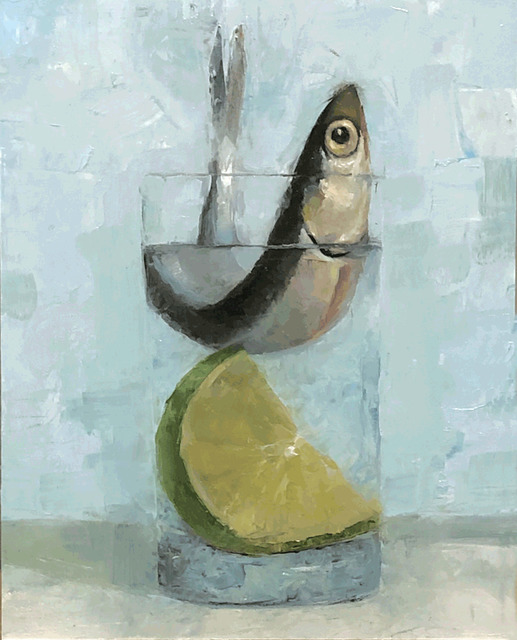 Tom Giesler, ‘Floral 33: anchovy lime’, 2020, Painting, Oil on panel, McVarish Gallery