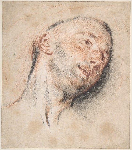 Jean-Antoine Watteau, ‘Head of a Man’, ca. 1718, The Metropolitan Museum of Art