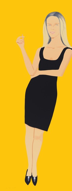 Alex Katz, ‘Black Dress - Yvonne’, 2015, Frank Fluegel Gallery