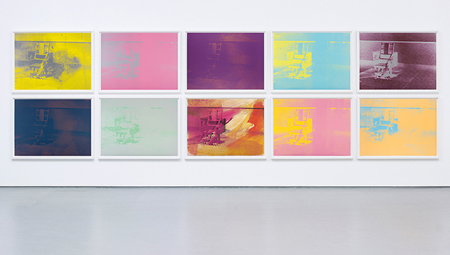 Andy Warhol, ‘Electric Chairs’, 1971, Print, Portfolio of ten screenprints, Craig F. Starr Gallery