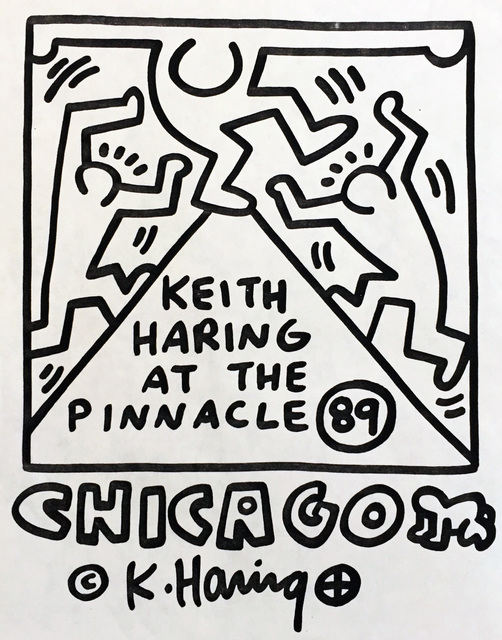 Keith Haring, ‘Keith Haring at The Pinnacle ’, 1989, Lot 180