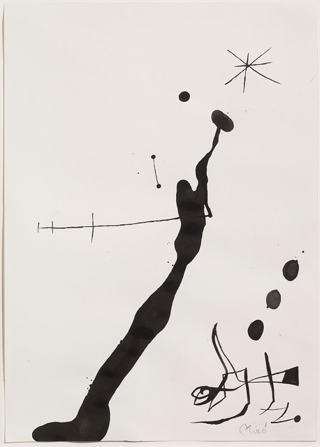 Joan Miró, ‘Femme et Oiseau Dans la Nuit II’, 1971-1972, Miriam Shiell Fine Art