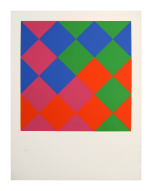 Max Bill, ‘Farb-Quadrate’, 1967, Print, Serigraph, Kunzt Gallery