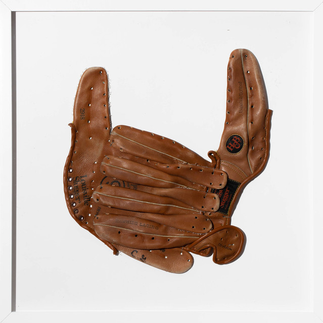 RAIR, ‘Folded Hands’, 2021, Sculpture, Office art frame, baseball mitt, Paradigm Gallery + Studio