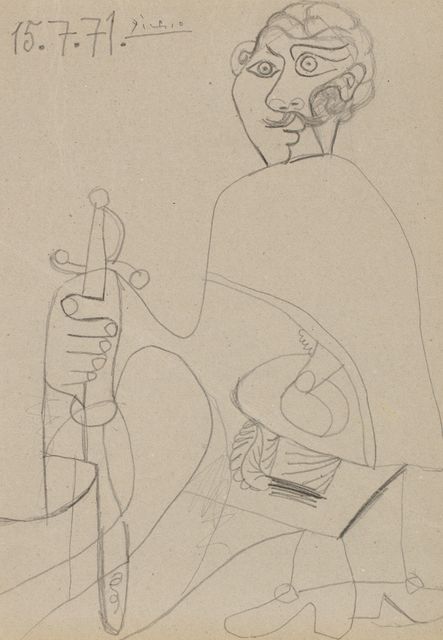 Pablo Picasso, ‘Mousquetaire à l'épée’, 1971, Artur Ramon Art