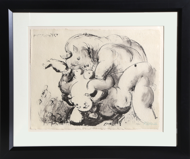 Pablo Picasso, ‘Minotaure Violant Une Femme from the portfolio "La Flute Double"’, 1967, RoGallery