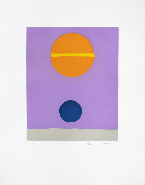 Etel Adnan, ‘Poids de la Lune V’, 2019, Print, Etching, Galerie Lelong & Co.