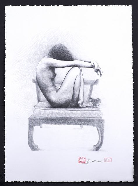 Jin Huang Powell, ‘Girl in Chair’, 2015, Art Village Gallery