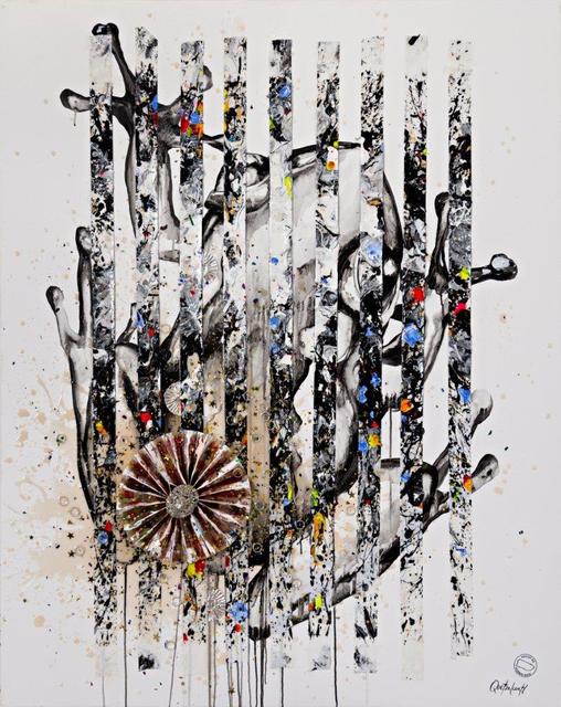 Quetzalcoatl, ‘Coqui esgalillao ’, 2019, Painting, Acrylic + industrial varnish on canvas, Biaggi & Faure Fine Art