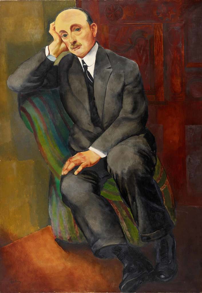 Moise Kisling. Portrait d'homme (Jonas Netter) Moise Kisling. Portrait d'homme (Jonas Netter)