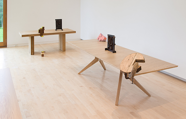 On Edge (installation view), May 20, 2018 to January 13, 2019. The Aldrich Contemporary Art Museum, Ridgefield, CT. Photo: Jason Mandella. On Edge (installation view), May 20, 2018 to January 13, 2019. The Aldrich Contemporary Art Museum, Ridgefield, CT. Photo: Jason Mandella.