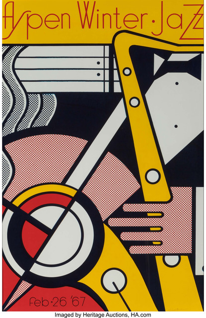 Roy Lichtenstein, ‘Aspen Winter Jazz Poster’, 1967, Print, Screenprint in colors on wove paper, Heritage Auctions