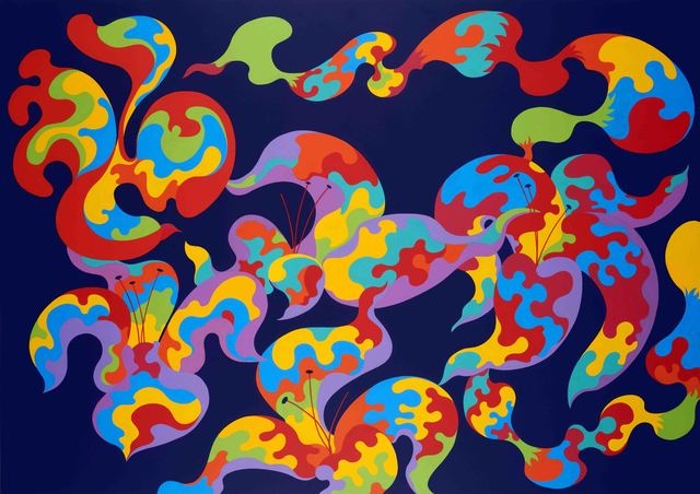 Mauro Perucchetti, ‘Untitled’, 2018, Painting, Acrylic on canvas mounted on board, Alon Zakaim Fine Art