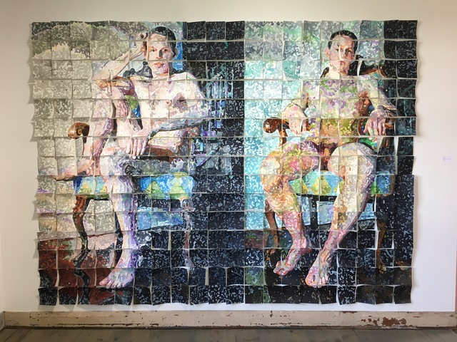 Terry Brynaert, ‘Marc Assis (300 squares)’, 2019, Drawing, Collage or other Work on Paper, Watercolour on cotton paper, Maison Depoivre