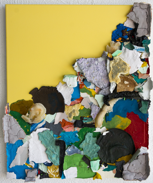 Gerard Torres, ‘Landscape’, 2019, Painting, Mixed painting on canvas framed in methacrylate and wood box., HABA GALLERY