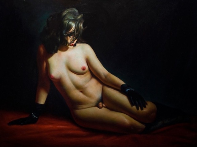 Rose Freymuth-Frazier, ‘Reclining Hermaphrodite’, 2008, Stone Sparrow NYC