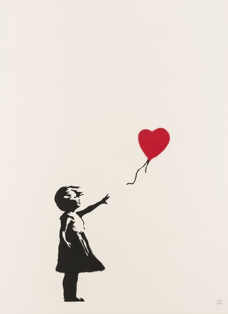 Banksy, ‘Girl With Balloon’, 2004, Print, Screenprint in colours, Forum Auctions