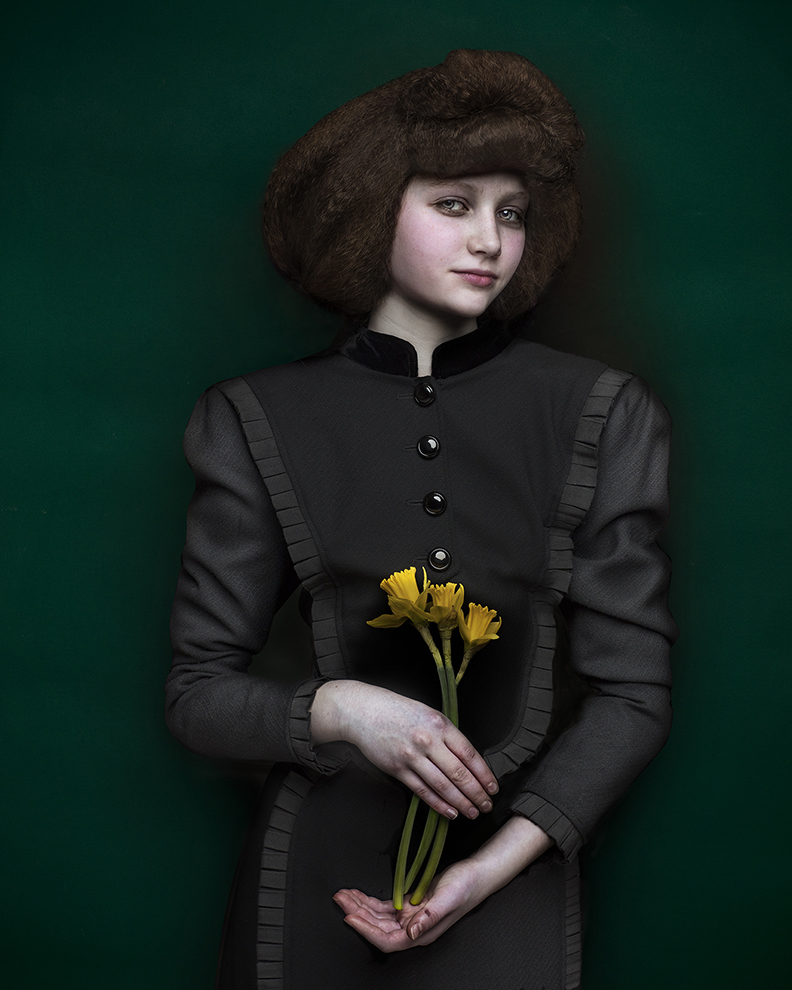 Girl with daffodils by Shelly Mosman 2017 Girl with daffodils by Shelly Mosman 2017