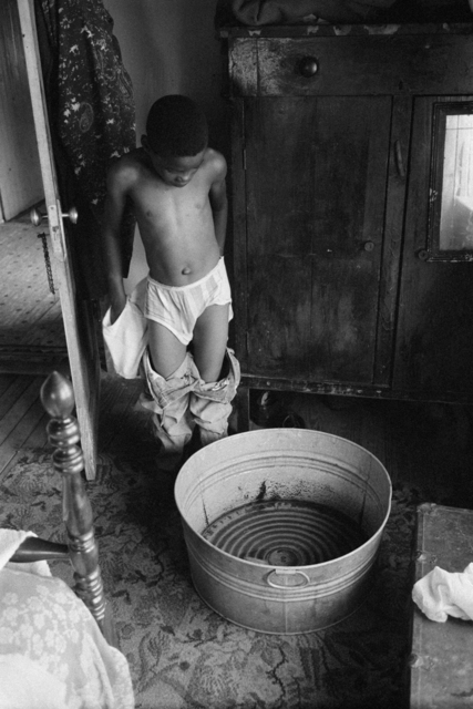 Constantine Manos, ‘Untitled, Island Boy, Daufuskie Island, South Carolina (boy bathing)’, 1952, Robert Klein Gallery