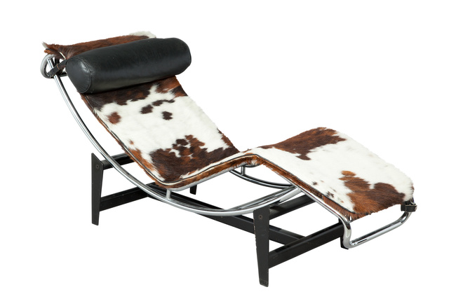 ‘Le Corbusier Leather, Hide and Tubular Metal LC4 Chaise Longue’, Design/Decorative Art, Doyle