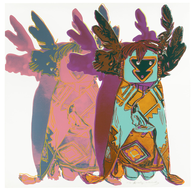 Andy Warhol, ‘Kachina Dolls’, 1986, Print, Unique color screenprint on Lenox Museum Board, John Moran Auctioneers