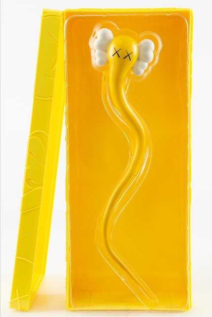 KAWS, ‘Bendy (Yellow)’, 2003, Sculpture, Painted cast vinyl, Heritage Auctions