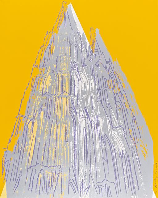 Andy Warhol, ‘Cologne Cathedral’, 1985, Print, Colour silkscreen with diamond dust on Lenox museum board, Van Ham