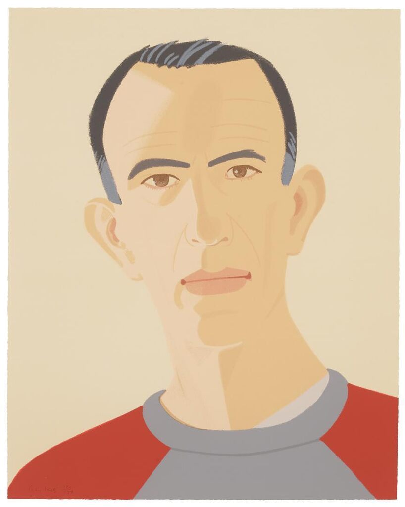 Alex Katz - Sweatshirt 2, from Alex and Ada, the 1960's to the 1980's