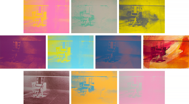 Andy Warhol, ‘Electric Chairs’, 1971, Print, Screen print, Heather James Fine Art