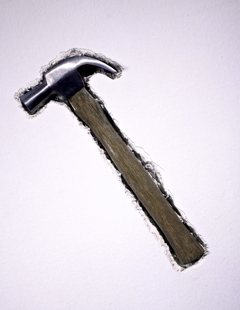 Jean-Luc Vilmouth, ‘Sans titre’, 1979-2020, Installation, Work in situ, hammer inlaid in the wall, Jousse Entreprise