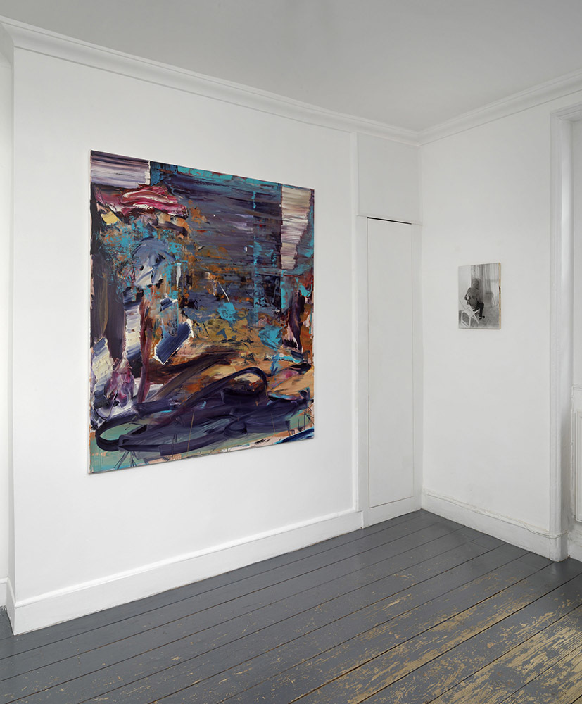 'Dark Smoke' installation view, works by Dan Maciuca and Dan Beudean. 'Dark Smoke' installation view, works by Dan Maciuca and Dan Beudean.