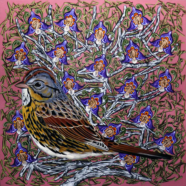 Kevin Veara, ‘Exult #41 - Lincoln Sparrow’, 2018, Springfield Art Association