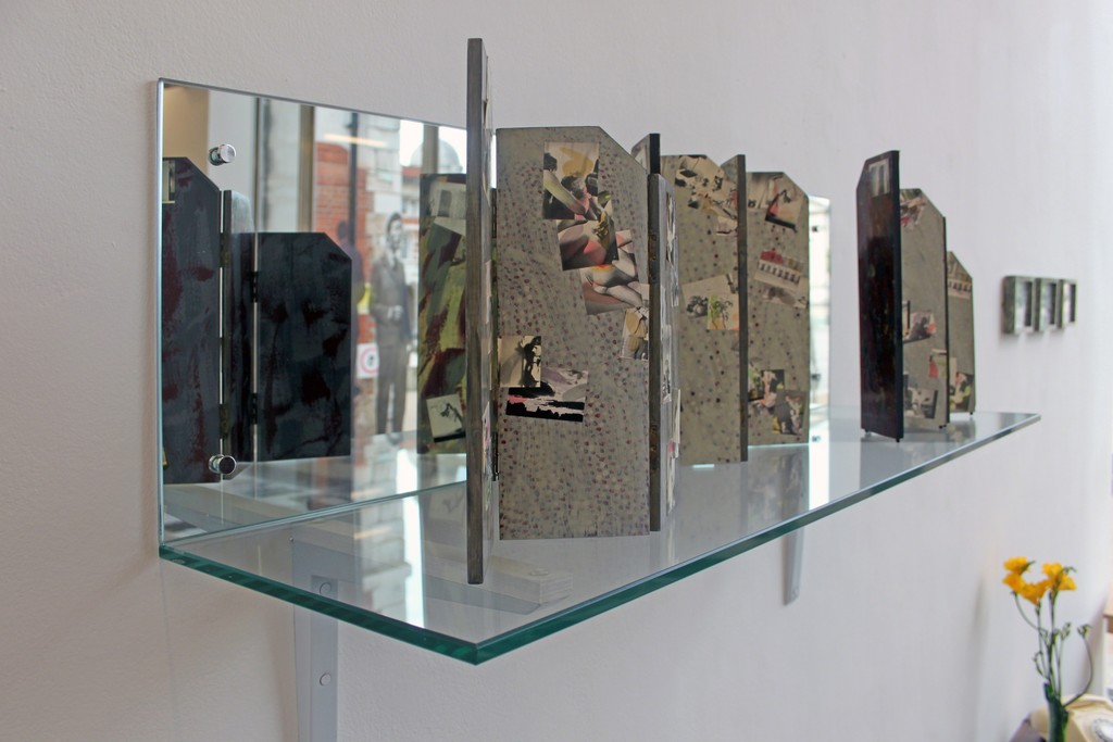 Marc Camille Chaimowicz, Screens maquettes, three folding screens in three and four panels, wood, photographs and paint, 1979. Marc Camille Chaimowicz, Screens maquettes, three folding screens in three and four panels, wood, photographs and paint, 1979.