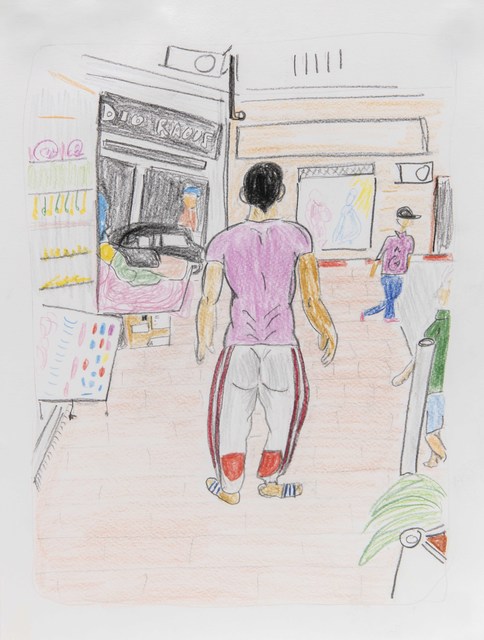 Soufiane Ababri, ‘Bedwork XXIII’, 2018 , Drawing, Collage or other Work on Paper, Color pencil on paper, THE PILL®