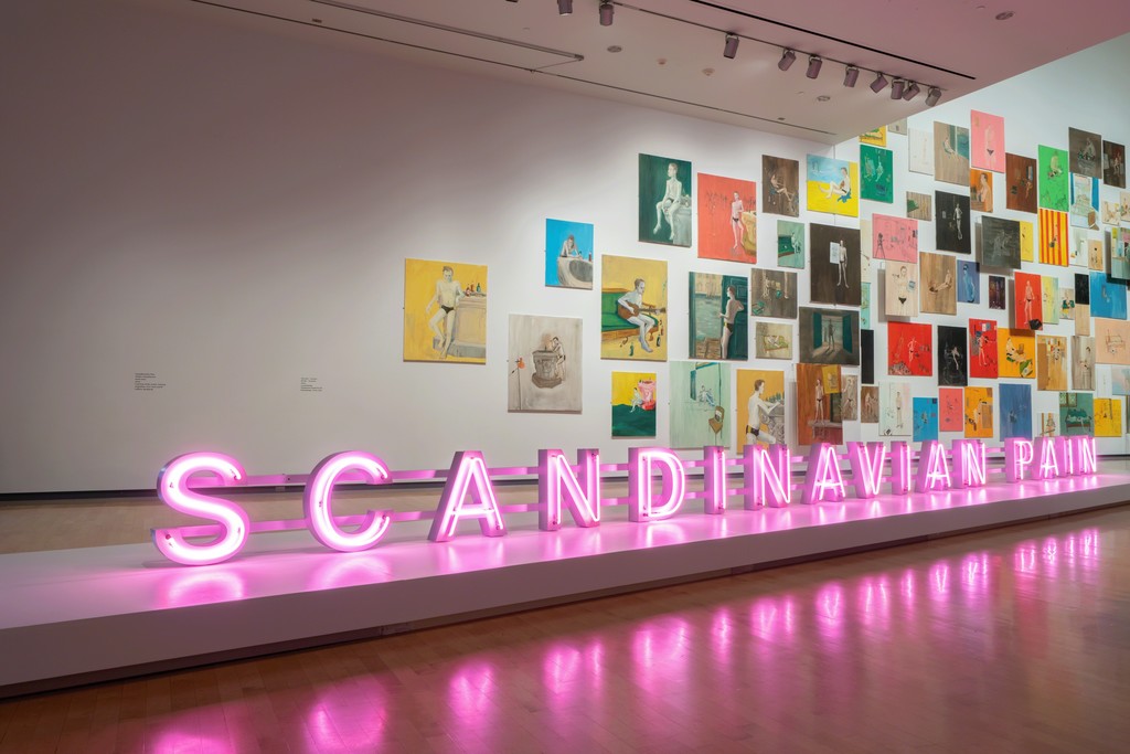 Installation view of Ragnar Kjartansson: Scandinavian Pain & Other Myths (Phoenix Art Museum, Arizona, November 3, 2018 – April 14, 2019). Photograph by Airi Katsuta. Installation view of Ragnar Kjartansson: Scandinavian Pain & Other Myths (Phoenix Art Museum, Arizona, November 3, 2018 – April 14, 2019). Photograph by Airi Katsuta.