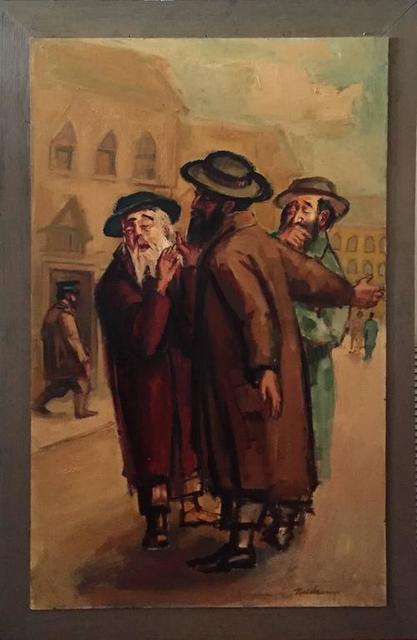 Ervin B. Nussbaum, ‘Rabbinic Discussion’, 20th Century, Lions Gallery