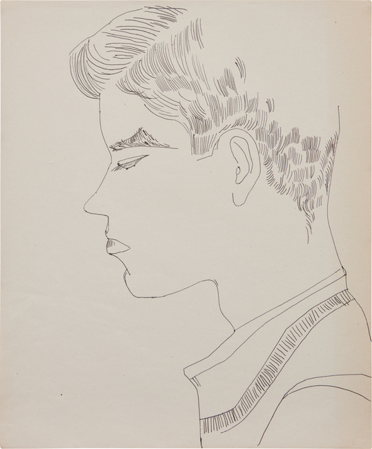Andy Warhol, ‘Boy’, ca. 1956, Phillips