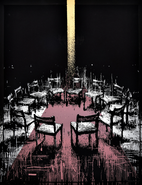 Borondo, ‘Coïncidence (Gold Version)’, 2017, PRINTS AND PIECES