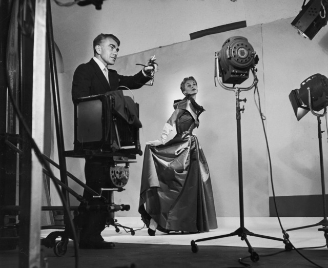 Roy Stevens, ‘Horst directing fashion shoot with Lisa Fonssagrives’, 1949, Photography, Victoria and Albert Museum (V&A)