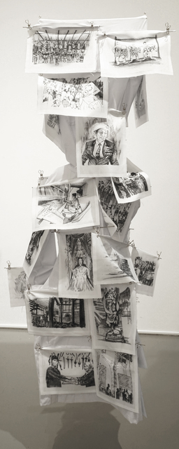 Mella Jaarsma, ‘Makna Project (White)’, 2020, Installation, Costume: textile, stainless steel, digital print on textile of drawings by Alfin Agnuba. Video: single-channel video, Mizuma Art Gallery
