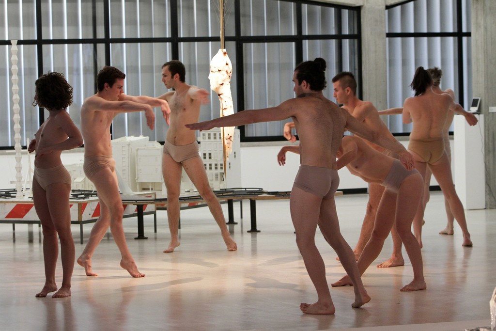 site specific performance for Collezione Maramotti site specific performance for Collezione Maramotti
