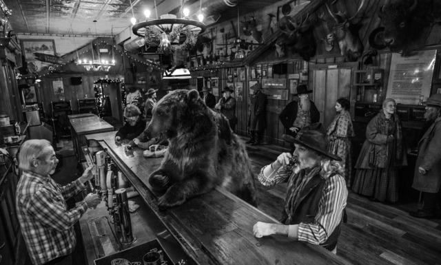 David Yarrow, ‘Bear Walks Into a Bar’, Visions West Contemporary