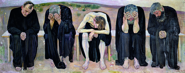 Ferdinand Hodler, ‘The Disappointed Souls (Les âmes déçues)’, 1892, Guggenheim Museum