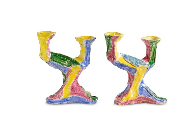 Leoncillo Leonardi, ‘Two candlesticks’, Finarte