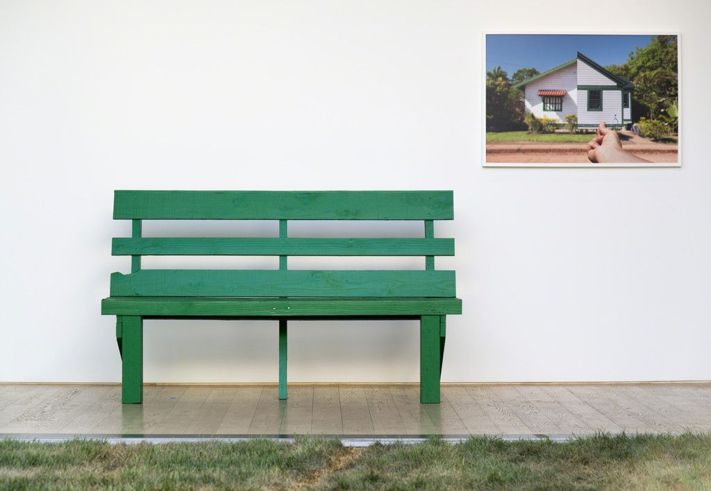 Installation of Clarissa Tossin, "How Does it Travel," at Samuel Freeman, 2015. Installation of Clarissa Tossin, "How Does it Travel," at Samuel Freeman, 2015.