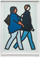Julian Opie - New York Couple 2, from New York Couples